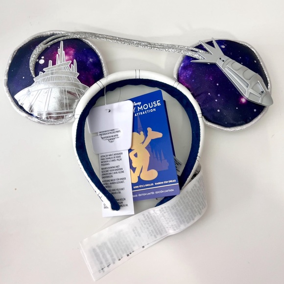 Disney Space Mountain Mickey Mouse Main Attractions Ears - Picture 3 of 9